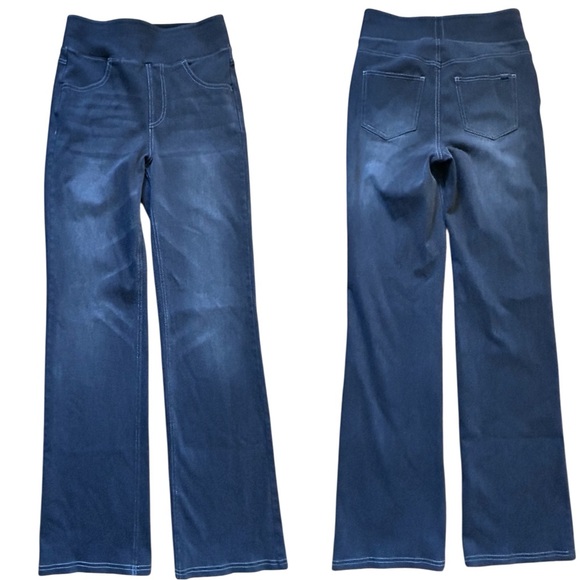 HALARA Denim - Halara | Black Pull On Flare Leg Leggings  / Jeans Size Small